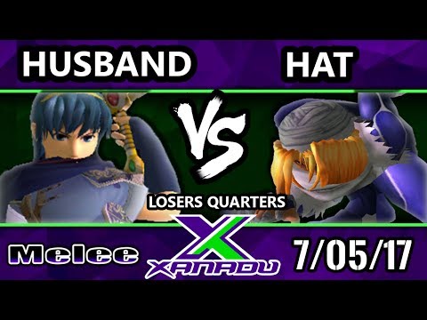 S@X 209 - Husband (Marth) Vs. Hat (Sheik) - Smash Melee Losers Quarters - SSBM