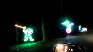 preview picture of video 'Callaway Gardens, Fantasy in Lights, Christmas Eve, Pine Mountain, Georgia, USA, North America'