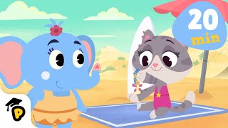 Fun Day at the Beach | Compilation | Kids Learning Cartoon | Dr. Panda TotoTime