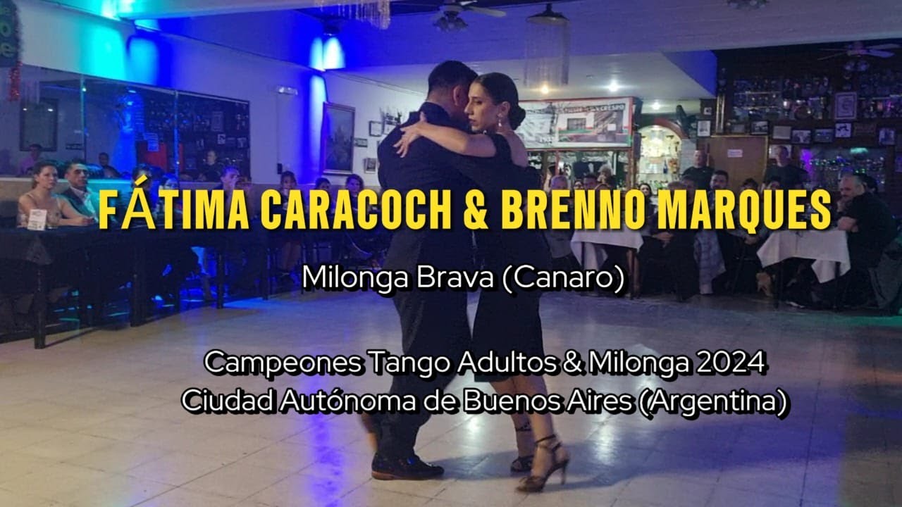 FATIMA CARACOCH & BRENNO MARQUES || Milonga Brava (Canaro)