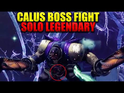 Destiny 2: Lightfall Calus The Disciple Boss Fight Solo Legendary!