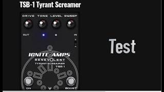 Video thumbnail for Ignite Amps TSB 1 Tyrant Screamer Test   Free VST/AU Guitar Pedal Plugin by Julian Doe