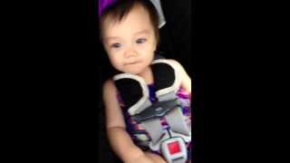 McKenzie Rose dancing and singing to her Auntie Jessica Mack's single 'Mister Made for Me'