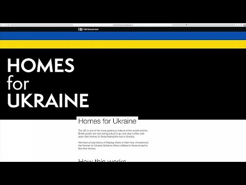 Royaume-Uni : mise en place d'une plateforme pour faciliter l'accueil des réfugiés ukrainiens