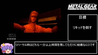【コメ付き】 MGS RTA 1時間15分58秒 part4 sm27286297