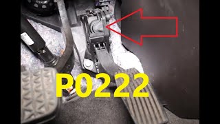 Meaning of OBD p0222