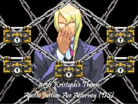 MistressZelda's List of Amazing VGM! #136 Kristoph's Theme (Apollo Justice)