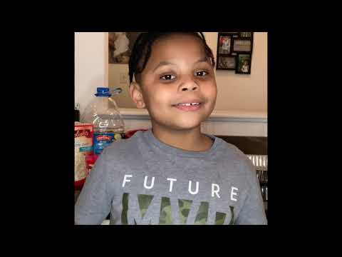 Davion bakes a confetti cake!!!!