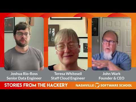 Video Podcast with Teresa Whitesell and Joshua Rio-Ross: NSS Alumni Forge A Path In Data Engineering | Stories From The Hackery