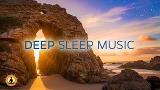 8 Hours of Peaceful Sleep & Relaxation Music | Breathtaking Sunset Beach Footage with Nature Sounds
