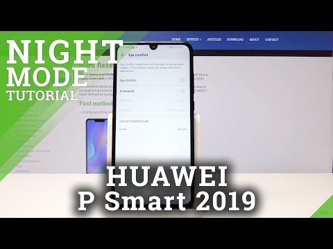 How to Enter Night Mode in HUAWEI P Smart 2019 - Eye Protection