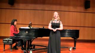 Sarah Aaldering: &quot;How Should I Your True Love Know&quot; 2015 NATS National Student Auditions