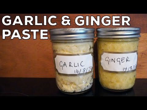 A Step By Step Guide To Make Garlic & Ginger Paste At Home!