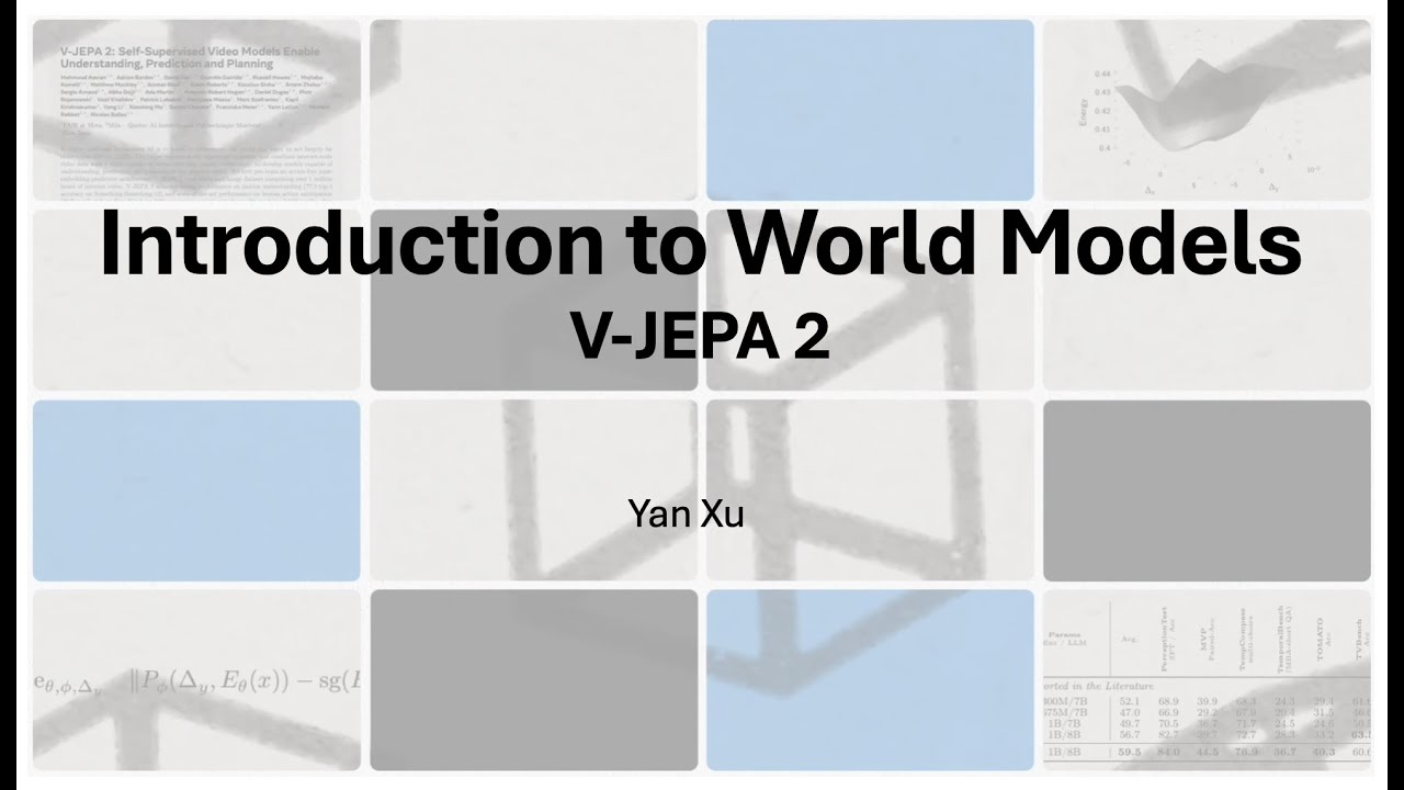 Introduction to World Models: V-JEPA 2
