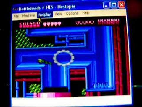 Battle Toads: Cheating the last gear in level 9 (Terra Tubes)