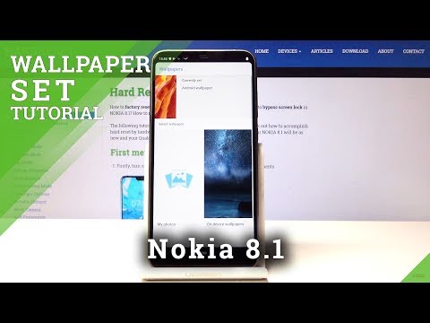 How to Change Wallpaper in Nokia 8.1 - Update Home Screen