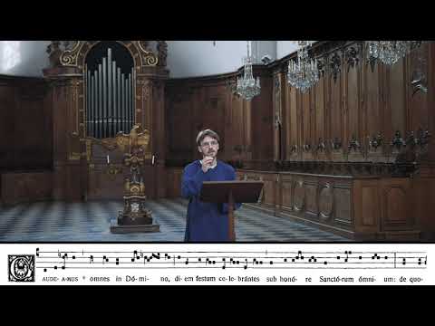 Gregorian chant — Introit "Gaudeamus Omnes" — L'École grégorienne