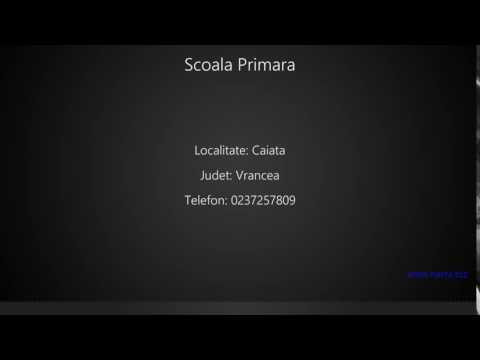 Scoala Primara Caiata