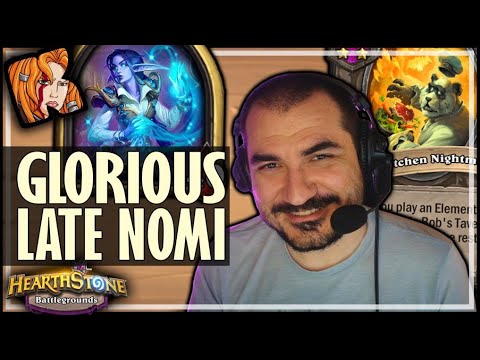 WHAT A GLORIOUS TURN 10 NOMI! - Hearthstone Battlegrounds