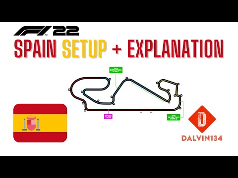 Spain Hotlap + Setup + Explanation | F1 22