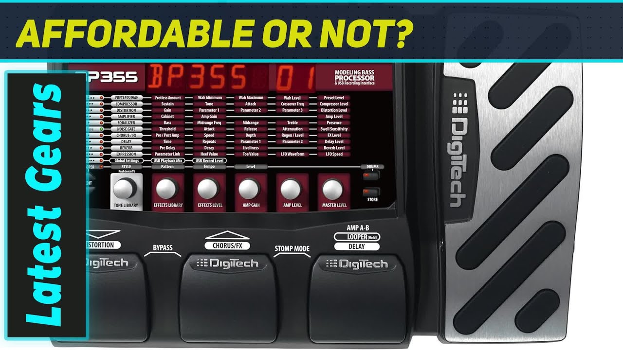 DigiTech BP355: Unlock Your Best Bass Tone