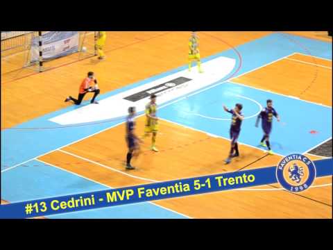 Faventia 5-1 Trento - La doppietta di Michael Cedrini