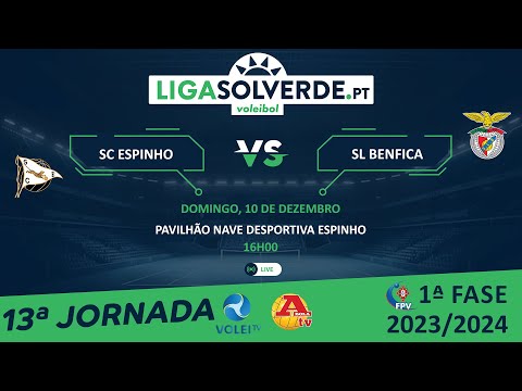 SC Espinho x SL Benfica - 13ª Jornada - Liga Solv...