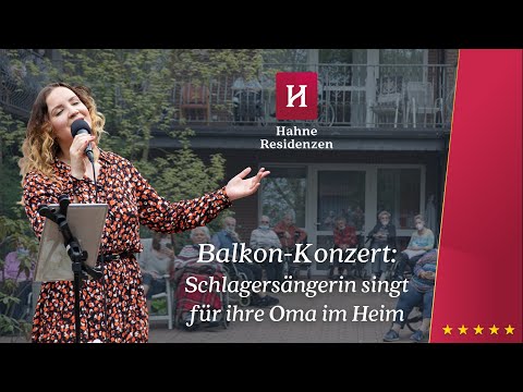 Schlagerkonzert im "Haus der Ruhe" ★ Michelle Seifert singt für ihre Oma in der Hahne Residenz