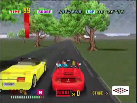 Sega Ages 2500 Series Volume 13 OutRun (PS2) Arrange Mode Longplay & Ending