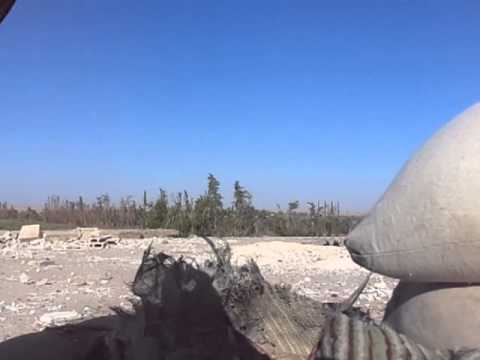 مرابطة لواء الشهيد رفيق الحريري على مشارف مطار دير الوةر العسكري