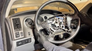2007-2021 Toyota Tundra Steering Wheel Removal And Installation Instructions