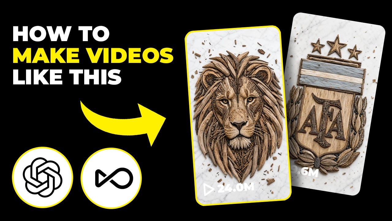 How To Make Viral Wooden Animal Videos with AI