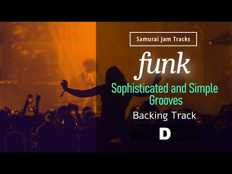 Funk Guitar Backing Track in D