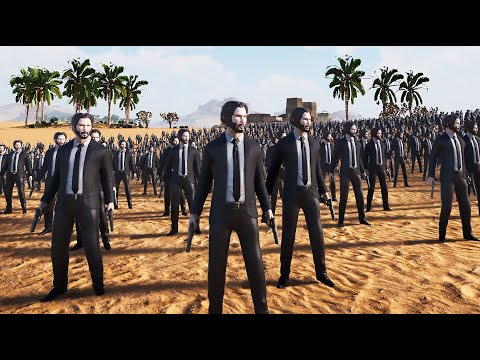 100 JOHN WICK vs 2 MILLION ZOMBIES - Ultimate Epic Battle Simulator 2