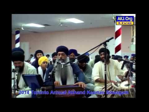 004 Toronto July 2014 Smaagam - Sunday Morning Keertan - Bh. Harpreet Singh Jee