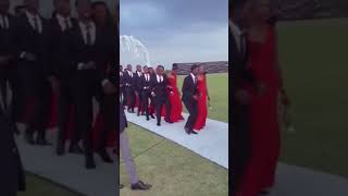 Ambassadors entrance during KJ Wedding