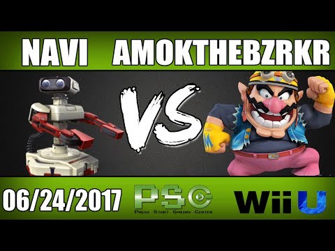 PWR UP | Navi (R.O.B.) vs Amokthebzrkr (Wario) - Wii U Winners Round 2 Smash 4 Arcadian PSG