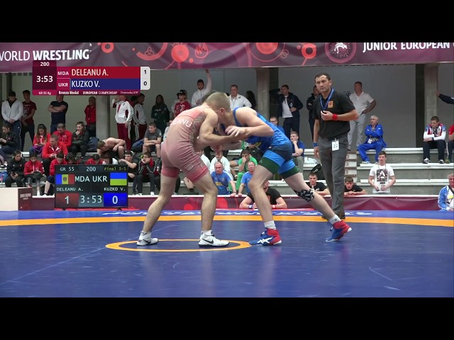 160 | 200 | Juniors GR 55kg | Final 3-5 | DELEANU Artiom (MDA) | KUZKO Vladyslav (UKR)