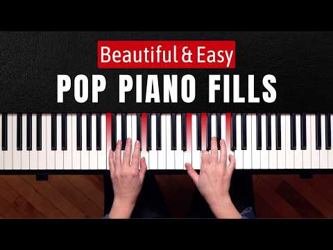 7 BEAUTIFUL Pop Piano Fills 🎹