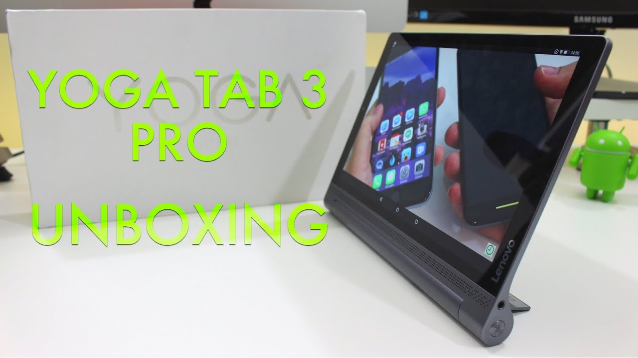 Lenovo Yoga Tab 3 Pro: Unboxing the projector-equipped QHD tablet