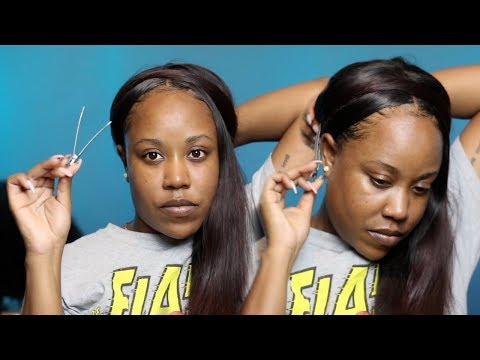 Part of a video titled TWO METHODS To Wrap Straight Hair For Bed Time | Julia Hair