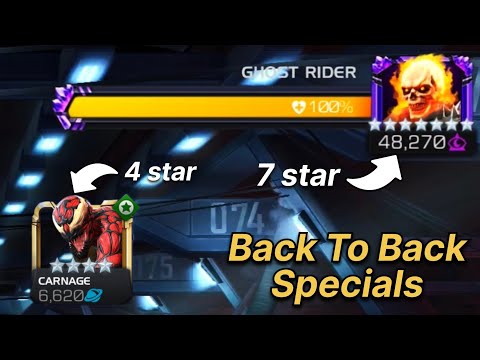 How many specials?.....Yes - MCOC