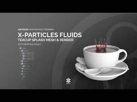 Maintenance Training - Dynamics - Fluids - Series 4 - Teacup Splash Mesh & Render