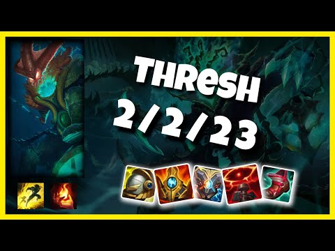Thresh 11.3 Gameplay Challenger Replay S11 Support (2/2/23) - OCE