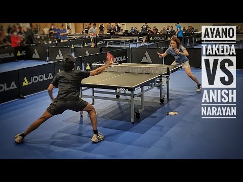 Ayano Takeda vs Anish Narayan // JOOLA LA Open 2022 Open Singles Prelim