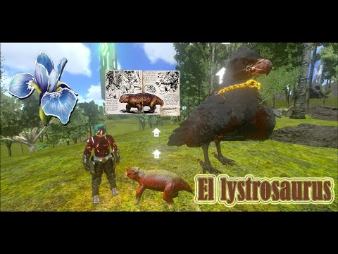 Como Tamear (Domesticar) un salvaje Lystrosaurio ARK MOBILE