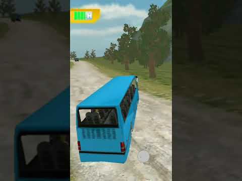 Offroad Coach Bus Hill Driving Simulator - Mobile Bus#shorts