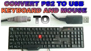 How to convert Keyboard PS2 to USB🔥🔥🔥Best  Idea 100 % working #ps2tousb #usb #ps2 #convert