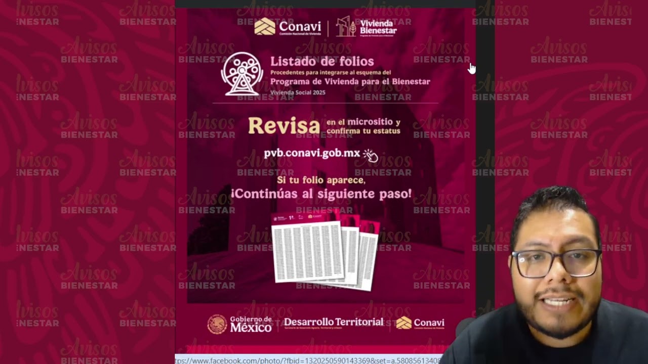 Conoce el Listado de folios procedentes para integrarse al esquema Vivienda para el Bienestar 2025