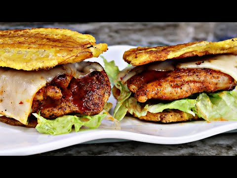 The BEST Chicken Plantain Sandwich